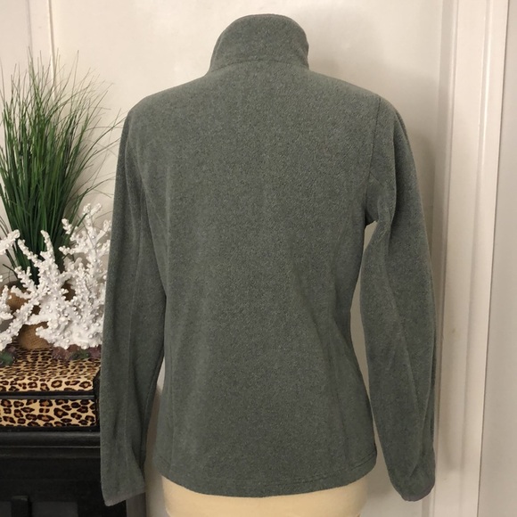 Made for Life Sage‎ Green Fleece Zipper Front Jacket with Pockets Sz S - Picture 7 of 12